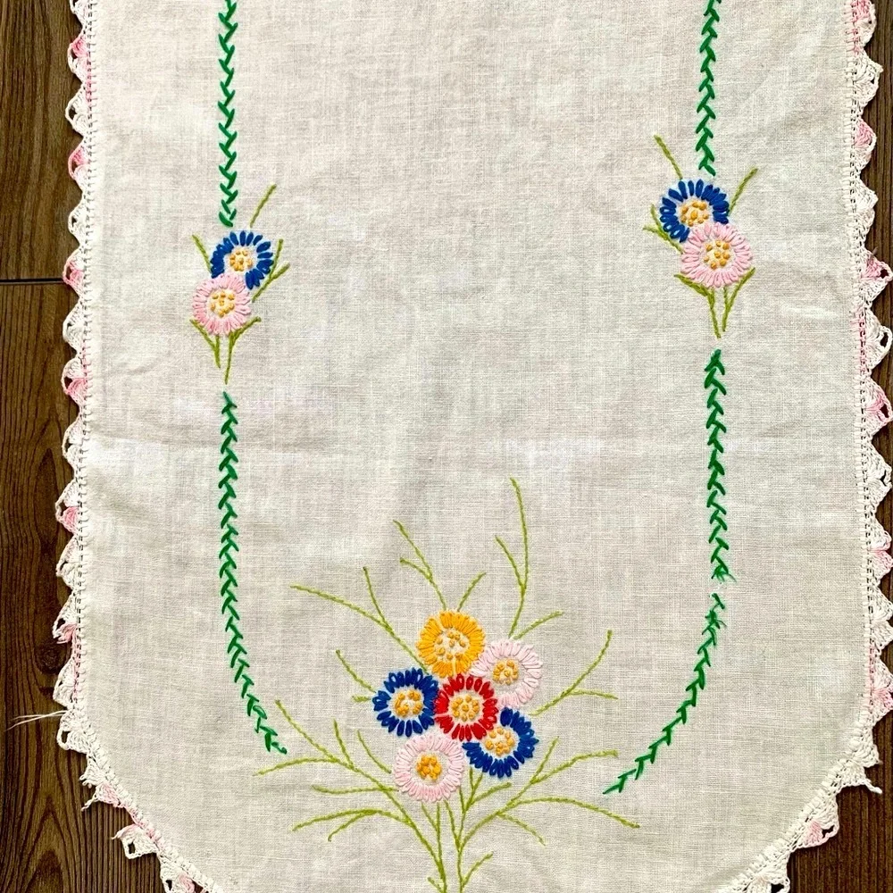 Embroidery Table Runner